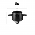 Kaasaskantav kohvipruulimiskomplekt K&auml;sitsi keeratav kohvimasin, kohvifilter, isoleeritud kohvitass Reisimine &otilde;ues Kodus Lihtne kasutamine