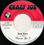 7-tolline plaat PRINCE FAR I / ERROL THOMPSON - Sama nuga / Erinev pistoda JGM302 Crazy Joe 1999 USA Reggae, Ska & Dub Kasutatud