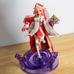24cm Genshin Impact Yae Miko GK PVC tegevuskuju Anime kuju Mudel M&auml;nguasjad Kollektsiooninukk Kingitus