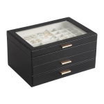 Uus ehete hoiukarp mitmekihiline sahtel ehtekarp ehete hoiukarp ehtekarp must