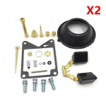 2 komplekti karburaatori remondikomplekt koos membraanujukiga Yamaha Virago 750 XV750 1981-1983 jaoks