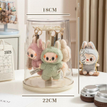 Rabobo vitriin, pimekarbi vitriin, k&auml;piknukuhoidla, seinale paigaldatav kaunistuste kapp roosa