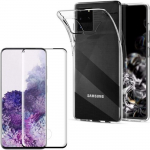 Coque de protection - Phonillico&reg; - Samsung Galaxy S20 ULTRA - Silicone souple - Verre tremp&eacute; - Anti choc