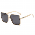 Metallist sangadega polariseeritud suurte raamidega p&auml;ikeseprillid - Naiste minimalistlikud mitmek&uuml;lgsed p&auml;ikesekaitse moeprillid Polarized Sunglasses
