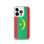 iPhone'i &uuml;mbris - Mauritaania - Ametlik lipp - Painduv - Mitmev&auml;rviline - &Uuml;hildub iPhone 14 Pro'ga