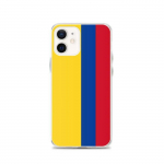 Coque iPhone &ndash; iPhone 12 &ndash; Drapeau de la Colombie &ndash; Silikoonist supp &ndash; Mitmev&auml;rviline &ndash; Disain
