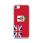 Coque iPhone &ndash; PIXELFORMA &ndash; iPhone 7 &ndash; Drapeau des Bermudes &ndash; T&auml;ielik kaitse &ndash; Silikoonist supp