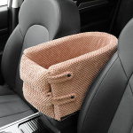 Kaasaskantav Lemmiklooma Koera Autoiste Keskkonsool Libisemiskindel Koera Kandekott 42x20x22cm kohv