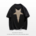 Suvemood Heavyweight Retro Meeste Inglise Kirjad 100% Puuvillane Prinditud &Uuml;markaelus Kvaliteetne Casual Fitness Street T-s&auml;rk M