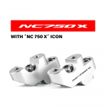 Honda NC 750 X NC750X 2016 jaoks &ndash; CB500X CB500F CB300F mootorratta lisatarvikute p&uuml;stik, t&otilde;stev juhtrauda klamber, juhtrauda p&uuml;stik Silver-NC750X