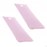 2 tk Pakk Ilumassaaž N&auml;o Voodi Laua Voodipesu Linu Kate Madratsipadi Hingamisavaga 0x70cm - Roosa,