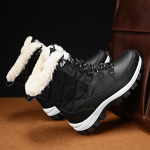 Naiste pahkluuni lumesaapad Talvised uued paksu tallaga veekindlad ja libisemiskindlad kingad, T&uuml;drukute vabaaja soojad pl&uuml;&uuml;sist &uuml;lem&otilde;&otilde;dulised matkasaapad 35 must