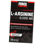 Arginiin h&uuml;drokloriid, L-arginiin 3000, Force Factor 150 kapslit (27641006) 150caps