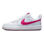 Nike Court Borough Low 2 GS Puhta plaatina roosa Prime Laste tossud Valge Sangria BQ5448-015 38