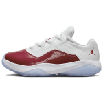 Air Jordan 11 CMFT Low GS Valge Gym Red Laste tossud Must CZ0907-116 38.5