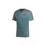Adidas FC Bayern Jalgpalli Treening L&uuml;hikeste Varrukatega T-s&auml;rk Meeste Topid S&uuml;gav-Paabulinnu-Roheline CW7263 S