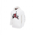 Jordan S&uuml;gis/Talv 21 Br&auml;ndi logo Tavaline l&otilde;ige Kootud kampsun Meeste pealisr&otilde;ivad Valge DH9505-101 XL