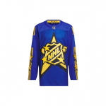 Adidas Draw House X NHLi koost&ouml;&ouml; SS24 Atlandi divisjoni T&auml;ht Mugav Vabaaja Ragbi S&auml;rk Meeste pealisr&otilde;ivad Sinine IX5439 XL