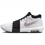 Nike LeBron Witness 8 Valge &Uuml;likoolipunane Must Unisex Tossud FB2239-103 43