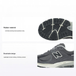 New Balance 2002R Monokroomne Suede Pakk - Hall Unisex Tossud M2002RFL 37.5