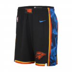 Nike X NBA Dri-Fit City Edition Swingman Oklahoma City Thunder 2024/25 Hooaeg L&otilde;tv vabaaja mugavad higiimavad spordip&uuml;ksid FQ4417-010 M