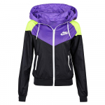 Nike Windrunner Lifestyle Series Moodne Logoga Mitmek&uuml;lgne Kapuutsiga Jakk Naiste jakid Must 545909-016 S