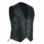 Vest Kunstnahast Punk Mood Vabaaja Jakk Mootorratta Vest Meeste &Uuml;hev&auml;rviline Vest Laevastik XXXXXL must