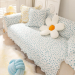 Diivanipadi v&auml;ike lilleline puuvillane suvine libisemiskindel mood pastoraalne stiil t&auml;ispuidust kangas istmepadi katter&auml;tik Four Seasons universaalne 70*70