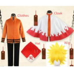 Naruto Shippuden Kuue Tee Tarkuse Režiim Naruto Cosplay &Uuml;likond, Jumalik Ninja Rollim&auml;ngu Kost&uuml;&uuml;m T&auml;iskomplekt Anime Peoks XL nagu n&auml;idatud v&auml;rv