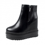 Naiste kingad Martini saapad Talvised kiilukontsaga l&uuml;hikesed saapad Naiste sisemine Suure kontsaga paks alumine &uuml;mmargune ninakingad 34