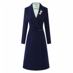 Tluoman New Chinese Style Wool Blend Professional Coat XL
