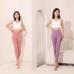 Eriteng Women's High-Waist Fleece-Lined Thermal Leggings (2-Pack) M