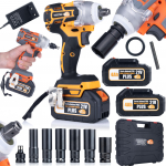 Rosfix Akutoitel l&ouml;&ouml;kmutrikeeraja Orange Doberman 21V OD21V &ndash; P&ouml;&ouml;rdemoment 350 Nm | 2x Akut 4Ah Max Lithium Power | Ergonoomiline Disain