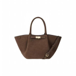 Demelier matt tiibadega kott: Stiilne Euroopa ja Ameerika pelmeenikujuline kott, suur mahutavusega k&auml;ekott naistele t&ouml;&ouml;le minekuks. 55x28x13 cm kohv