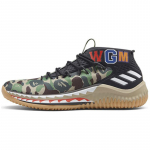 Adidas Dame 4 A Bathing Ape Camo tossud AP9974 44⅔