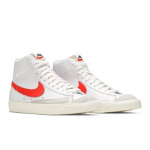 Nike Wmns Blazer 77 Vintage Mid Habanero Red CZ1055-101 EU 36.5 valge/punane
