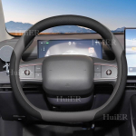 Uuele Nissan N6 N7 2025 2026 Autotarvikud Auto Roolikate Nahast Libisemisvastane S&otilde;iduohutuse K&auml;epide Salongi Kaunistus Black Grey