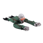 Halloweeni Roomav Kummituskaunistus Realistlik Elektriline Koljukaunistus Hirmutava Heliga Helendavate Silmadega gray