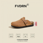 Naiste retro Birkenstock poolkingad: Ehtne veisenahk uuendatud 4 cm paksuse korgist tallaga, lame varbaosa disain 35