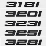 3D ABS auto pagasiruumi t&auml;hed logo m&auml;rgi embleemi kleebis BMW 3. seeria 320i 325i 328i 330i 335i 318i E90 F30 F31 F34 jaoks Silver 340i