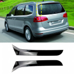 Volkswagen VW Sharan jaoks auto tagaaken k&uuml;lgspoiler hajuti jaoturid kate Canards splitter kleebised l&auml;ikiv must