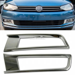VW Volkswagen Touran 2016 2017 jaoks ABS Kroomitud Auto Esitulede Lambi Kate Liistud 2 tk Auto Udutule Raam V&auml;lisosa Auto Kujundus