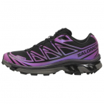 SALOMON XT 6 Jooksukingad Unisex Must Lilla Tennised 477956 41⅓