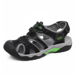 Suvised meeste rannasandaalid, suured 39-48, ehtsast nahast meeste sandaalid v&auml;lissandaalid meestele jalutusjalatsid 48 must