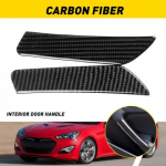ide Door Handle Cover Trim Fit 2013-2016 Hyundai Genesis Coupe Carbon Fiber V