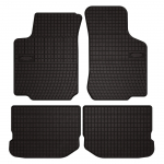 Dywaniki samochodowe gumowe do: Seat Leon I hatchback (1999-2005) - czarne, dopasowane