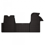 Dywaniki samochodowe gumowe do: Renault Master II FL dostawczy (2003-2010) - czarne, dopasowane
