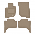 Dywaniki samochodowe welurowe do: Mitsubishi L200 VI pickup (2019-) beżowe