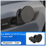 For BMW X3 X5 X7 5 Series 7 series 2025 G45 Rear Seat Magnetic Pad Phone Holder Bracket Trim Auto Mount Car Accessories Magnetic