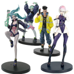 Anime m&auml;ng Cyberpunk Rebecca kuju Seisev mudel M&auml;nguasi Kollektsioon Lucy tegevuskuju Davidi kujud Lauakaunistus S&uuml;nnip&auml;evakingitus gray
